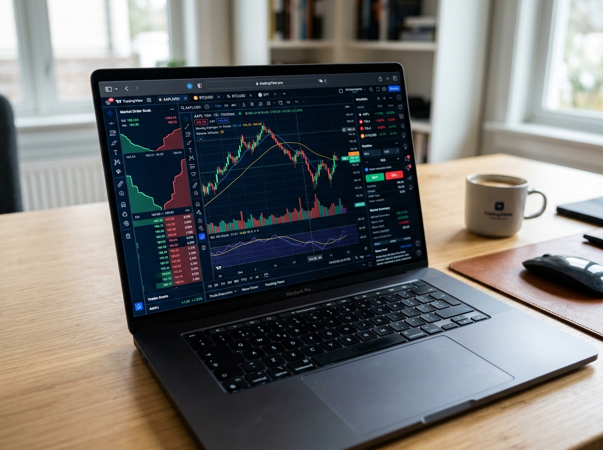 DigitalXTrade Trading Platform Laptop
